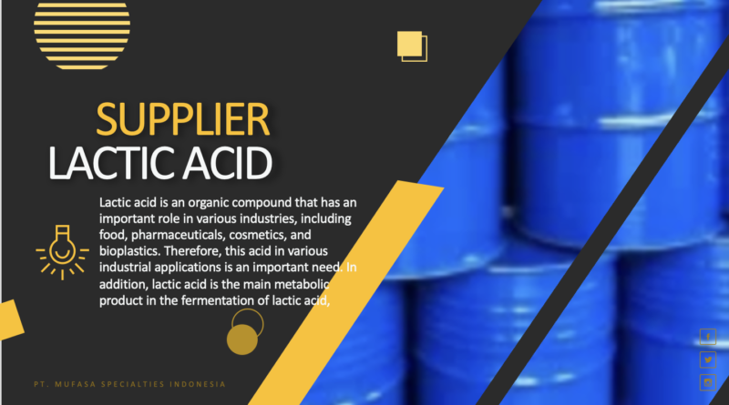 Supplier Lactic Acid